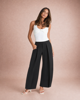 Lottie | pleated wide leg pants