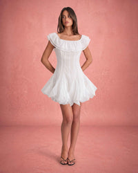 Iris | off shoulder dress