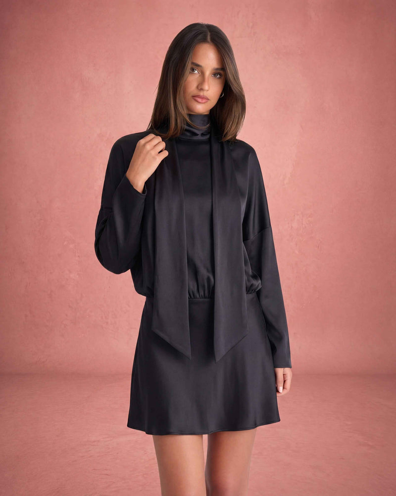 Mila | satin short dress