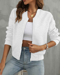 Amaryllis | Women's Quilted Bomber Jacket