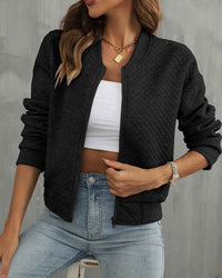 Amaryllis | Women's Quilted Bomber Jacket