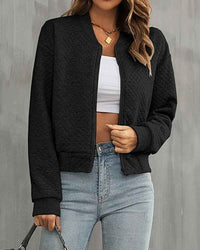 Amaryllis | Women's Quilted Bomber Jacket