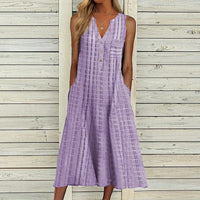 Cordelia midi dress in Purple
