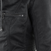 Agatha fitted hooded jacket detail view 13