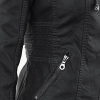 Agatha fitted hooded jacket detail view 14