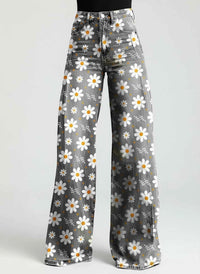 Winnie jeans in White Flower