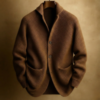 Garrick cardigan in Brown