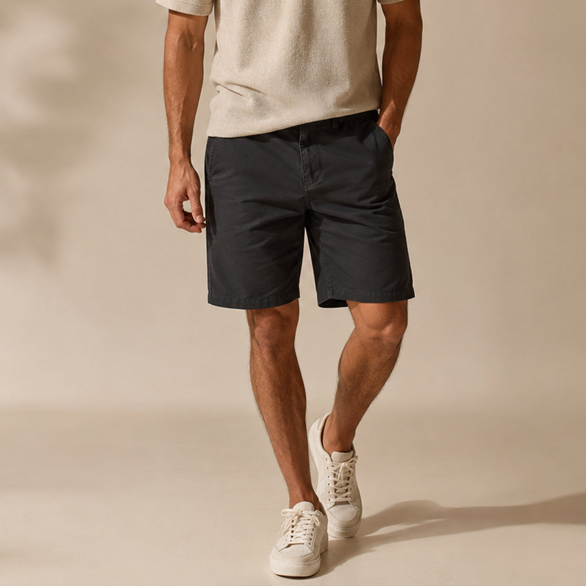 Isidore | Relaxed Fit Summer Cotton Shorts for Men
