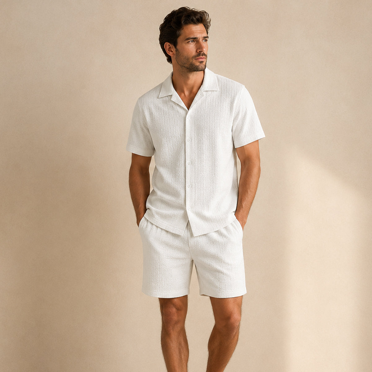 Braxton | Summer Shirt and Shorts Co Ord Set