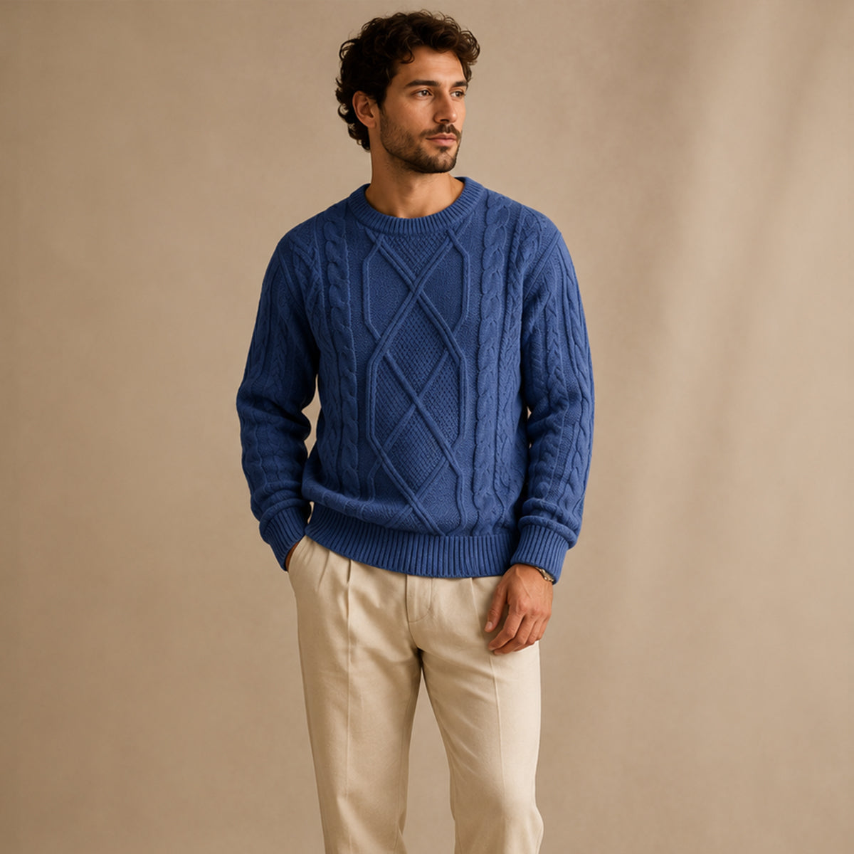 Erasmus jumper Blue