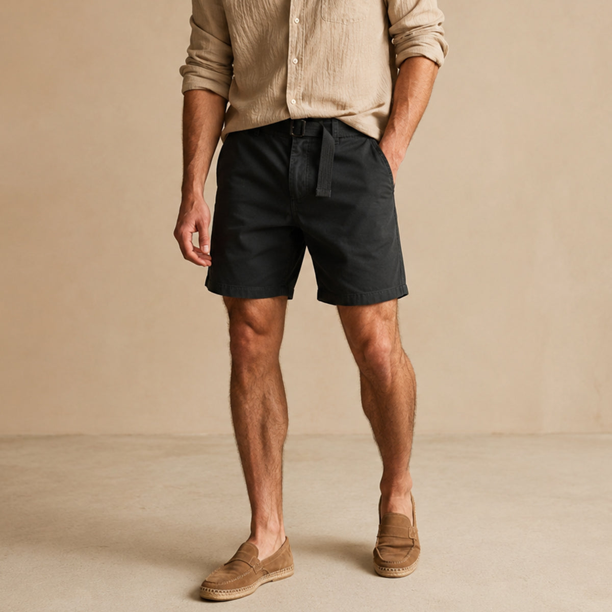 Geoffrey shorts in Black