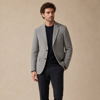 Theodore tweed blazer in Grey