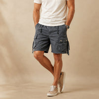 Isaiah cargo shorts Grey