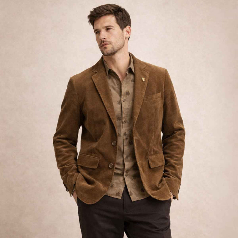 Malcolm | Vintage Corduroy Tailored Blazer