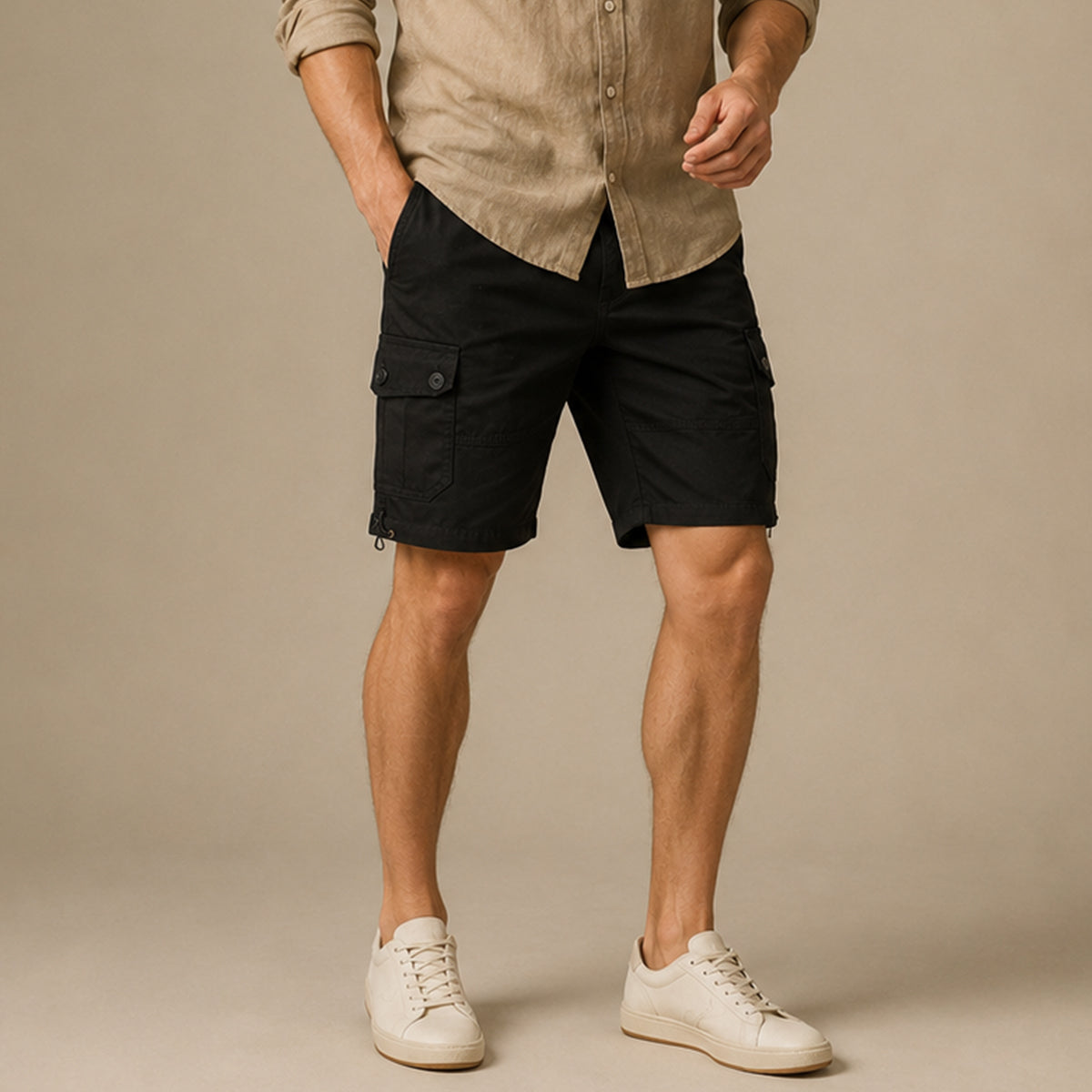 Jacob cargo shorts Black