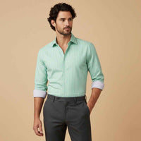Blackwood button-up shirt in Mint Green