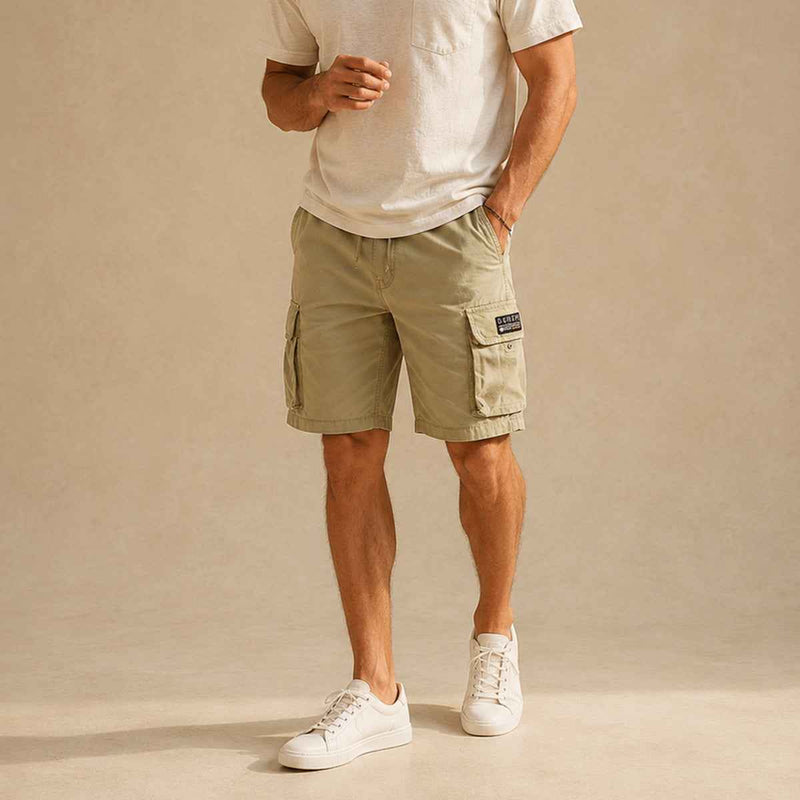 Javier | Men's Lightweight Cotton Cargo Shorts