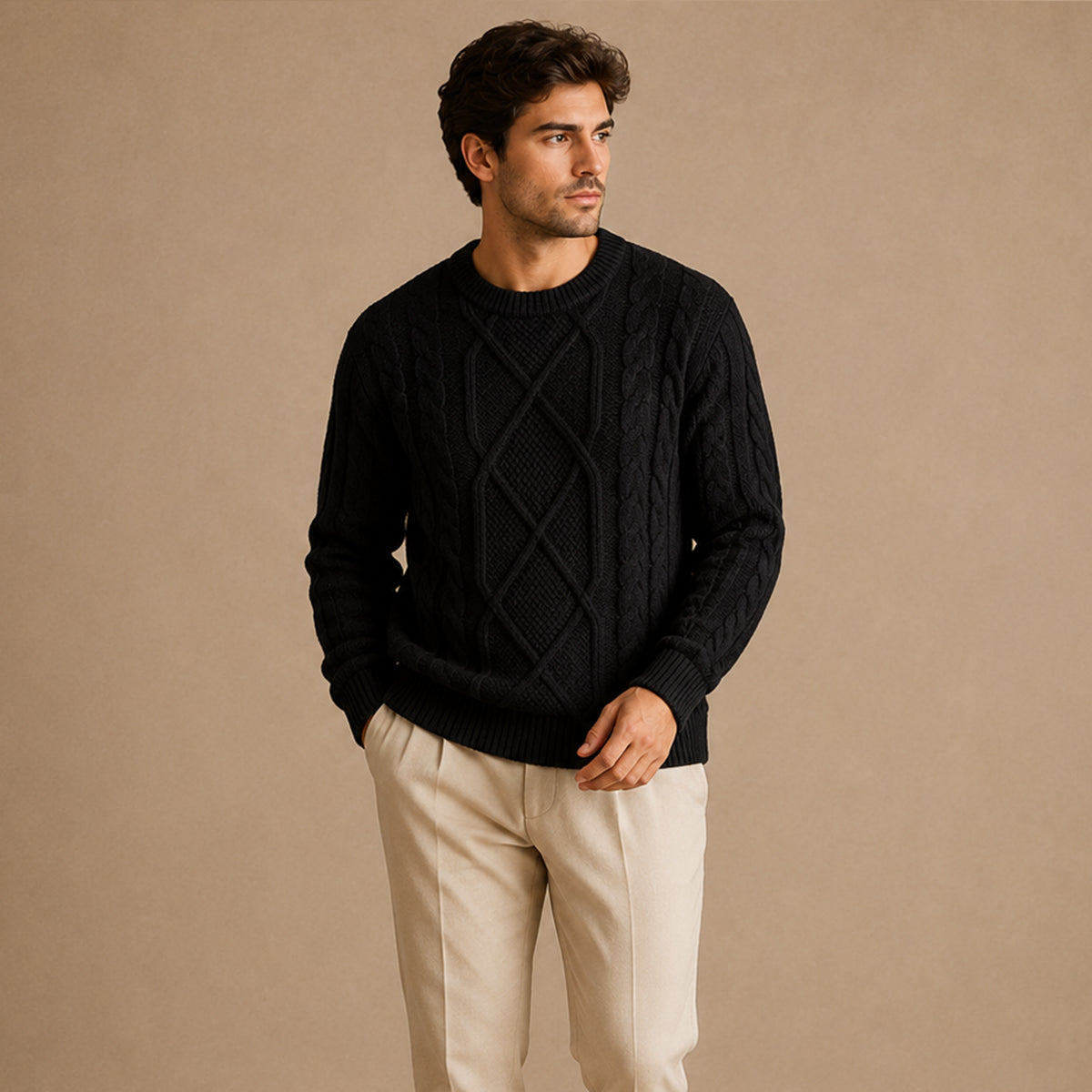 Erasmus jumper Black