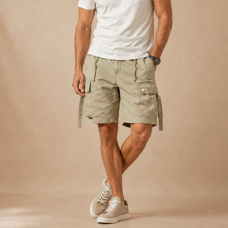 Isaiah | Utility Cargo Shorts with Multi Side Pockets