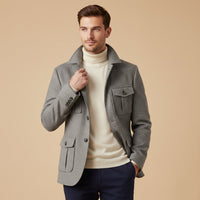 Lorenzo | Multi Pocket Tailored Tweed Blazer