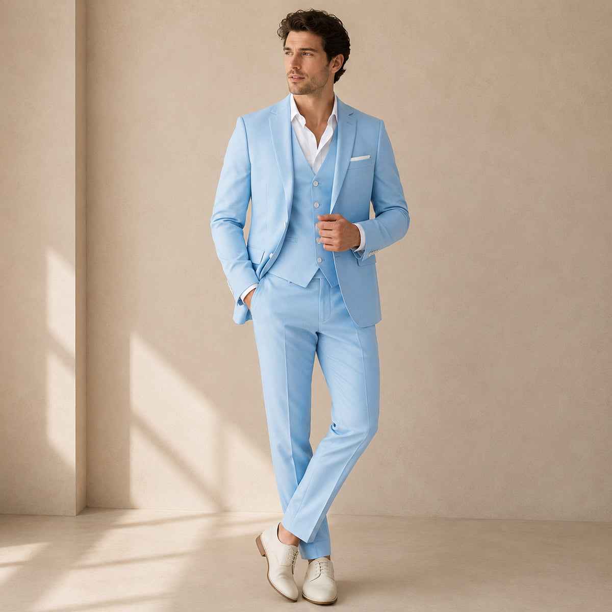 Orlando | Men's Three-Piece Blazer, Waistcoat and Trousers Suit
