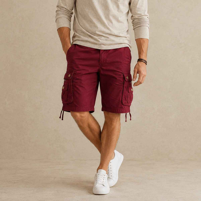 Jagger | Casual Cotton Cargo Shorts with Utility Pockets