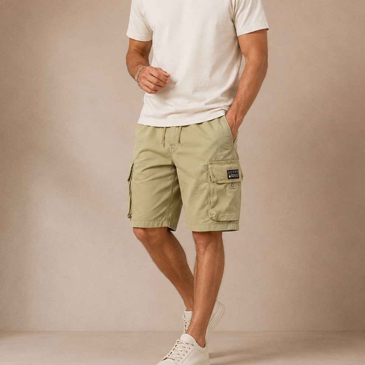 Jarvis | Men's Lightweight Cotton Cargo Shorts