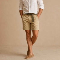 Geoffrey | Cotton Relaxed Fit Casual Shorts