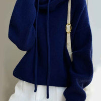 Seraphine | Women's Oversized Knit Turtleneck Hoodie
