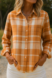 Anwen blouse in Orange