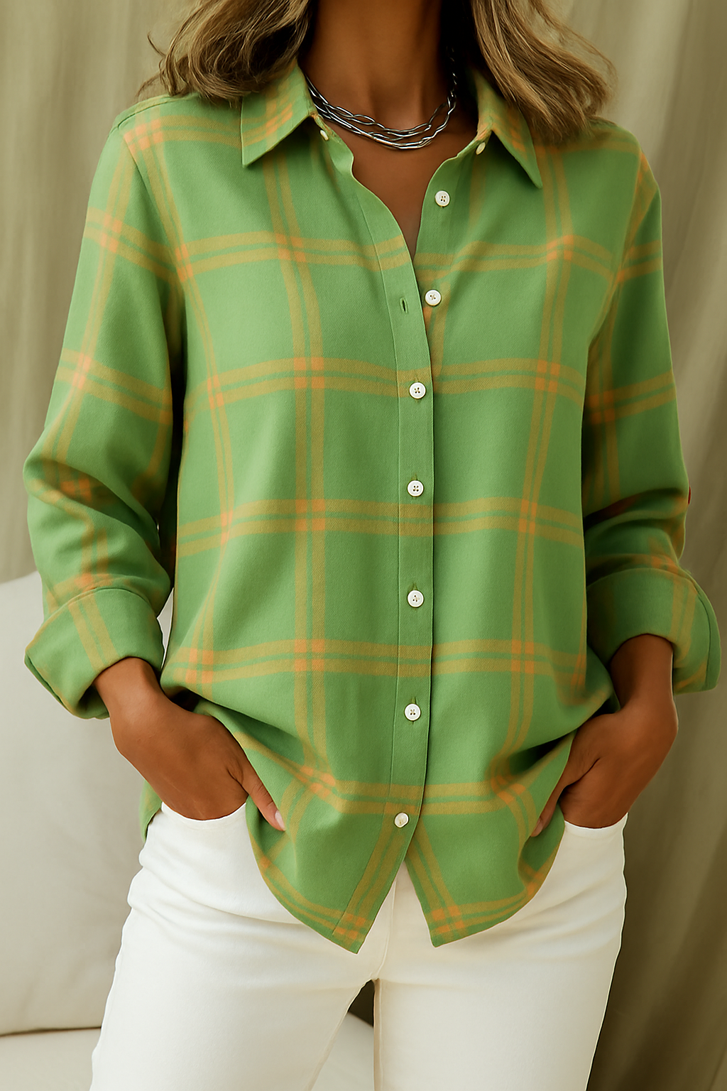 Anwen blouse in Green