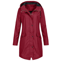 Nadia | Women's Hooded Mid-Length A-Line Coat