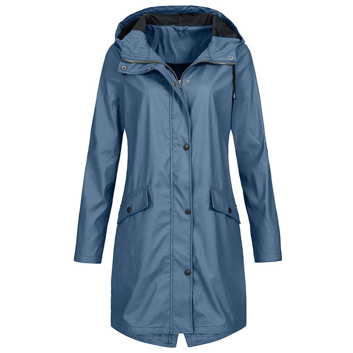 Nadia | Women's Hooded Mid-Length A-Line Coat