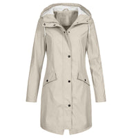 Nadia | Women's Hooded Mid-Length A-Line Coat