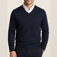 Sebastian | Cashmere V-Neck Knit Jumper