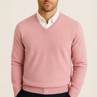 Sebastian | Cashmere V-Neck Knit Jumper