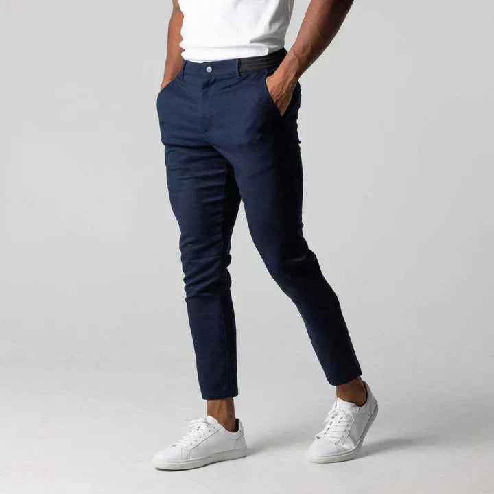 Rutherford | Men's Slim Fit Ankle Length Chino Trousers