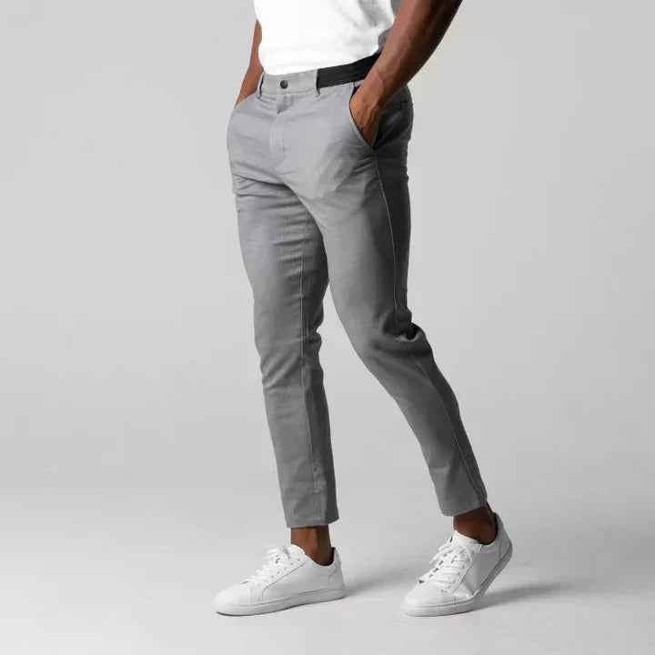 Rutherford | Men's Slim Fit Ankle Length Chino Trousers