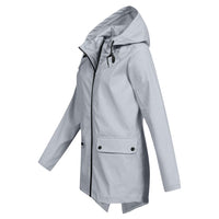 Ramona hooded anorak jacket sleeve detail