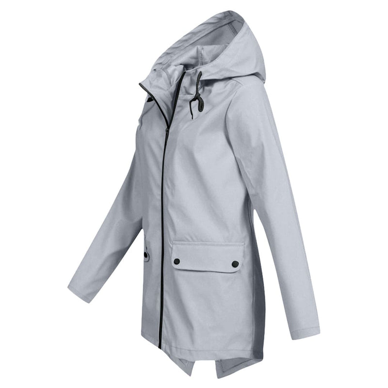 Ramona hooded anorak jacket sleeve detail