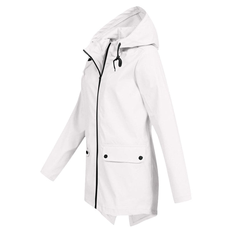 Ramona hooded anorak jacket hood detail