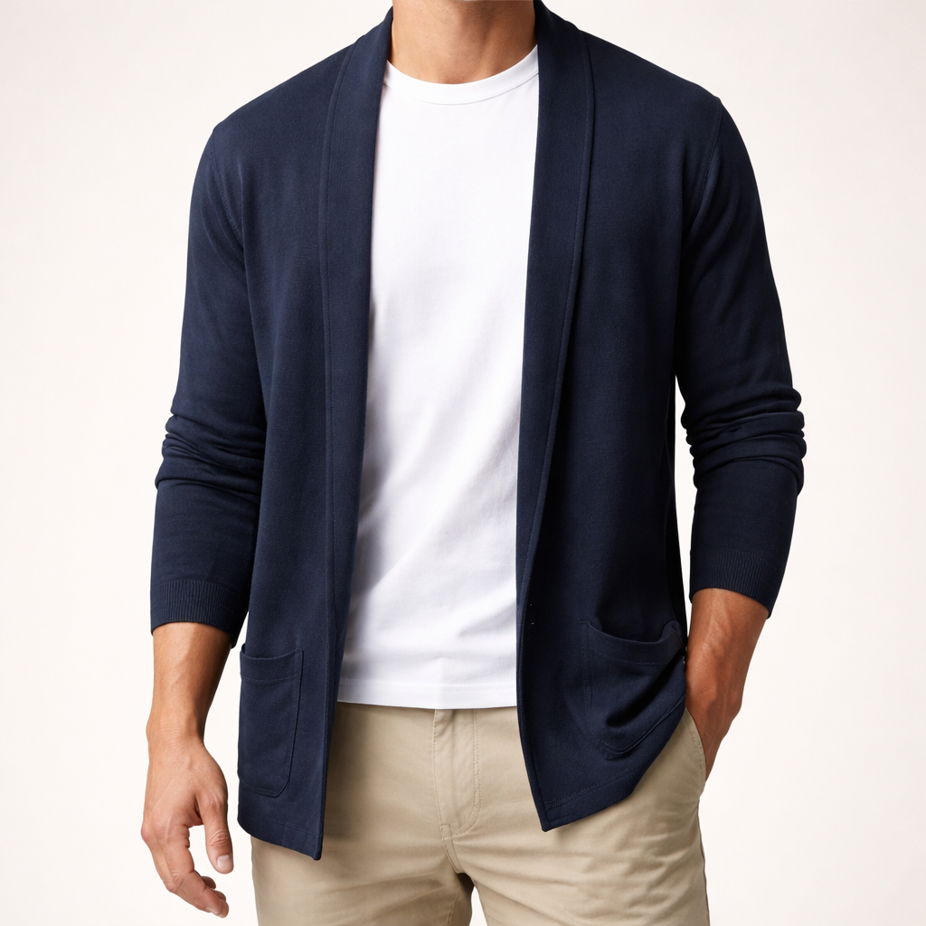 Cassian cardigan in Navy Blue