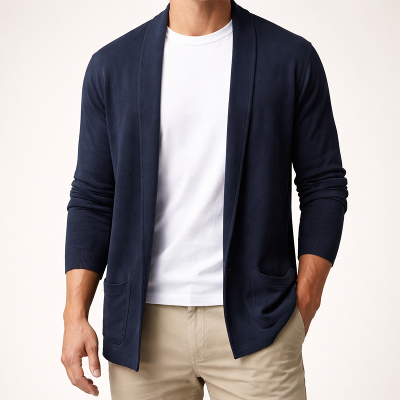 Cassian cardigan in Navy Blue