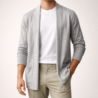 Cassian cardigan in Light Grey