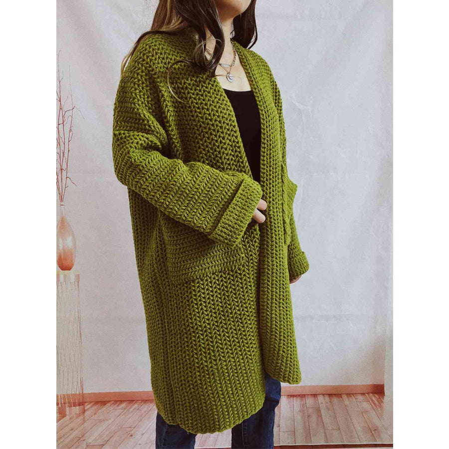Fioretta oversized knit cardigan, seventh view