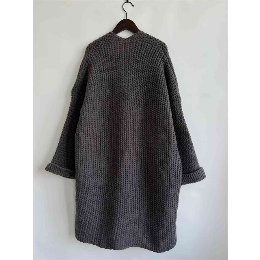 Fioretta oversized knit cardigan, twelfth view