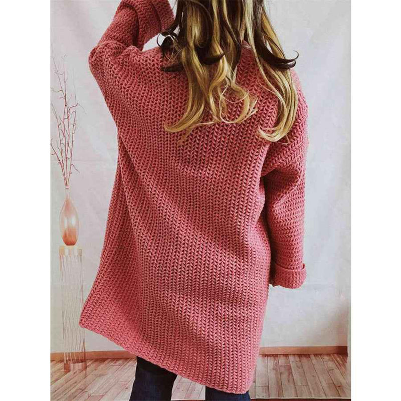 Fioretta | Women's Oversized Open Front Knit Cardigan