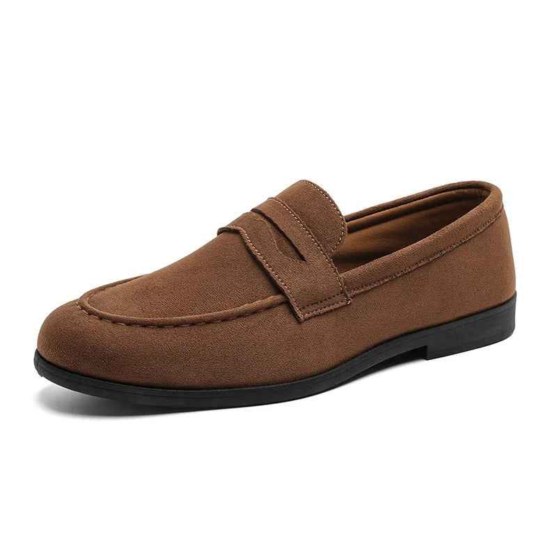 Benjamin | Men's Suede Moccasin Slip On Loafers