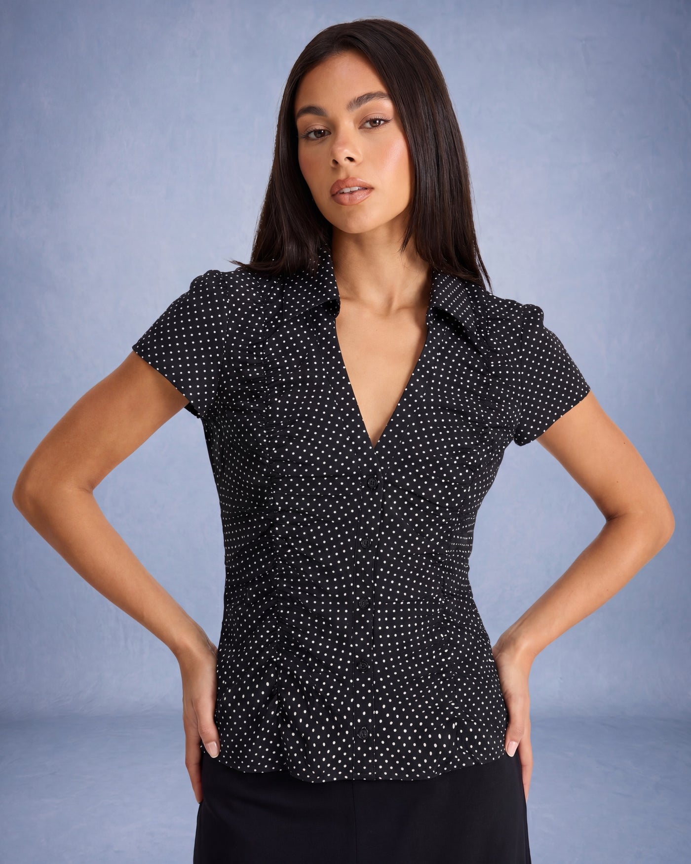 Black Polka Dot