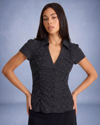 Black Polka Dot